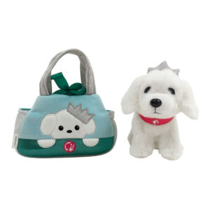 Barbie Bolsinha Cachorro Branco e Verde - Fun Divirta-se
