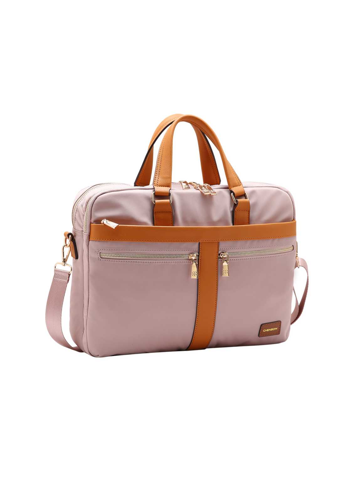 Bolsa Feminina Chenson Twill Nylon Com Suporte de Mala 1 Bolsa Feminina Chenson Twill Nylon Com Suporte de Mala