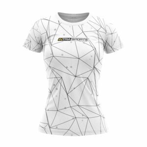 CAMISETA INTRA FEMININA COURT DRY-FIT (BRANCA) - Intra Sports Nutrition