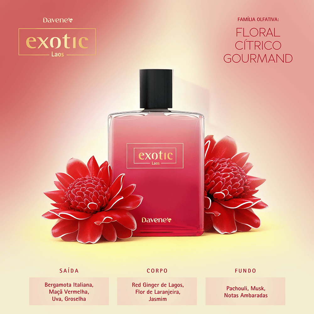 Colônia Exotic Laos 95ml 2 Colônia Exotic Laos 95ml