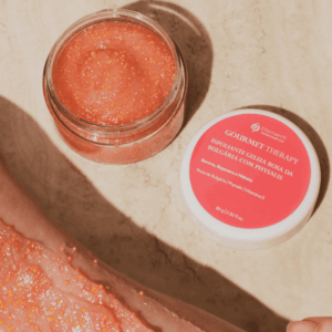 Geléia Rosa da Bulgária e Physalis, Esfoliante Facial Com Antioxidantes