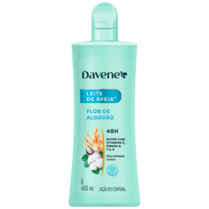 Hidratante Corporal Leite de Aveia Flor de Algodão 400ml - Davene