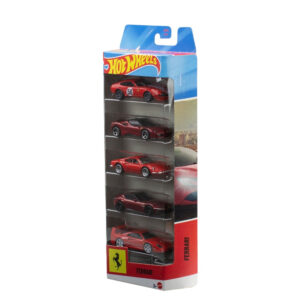Hot Wheels Ferrari Pacote com 5 Carros - Mattel