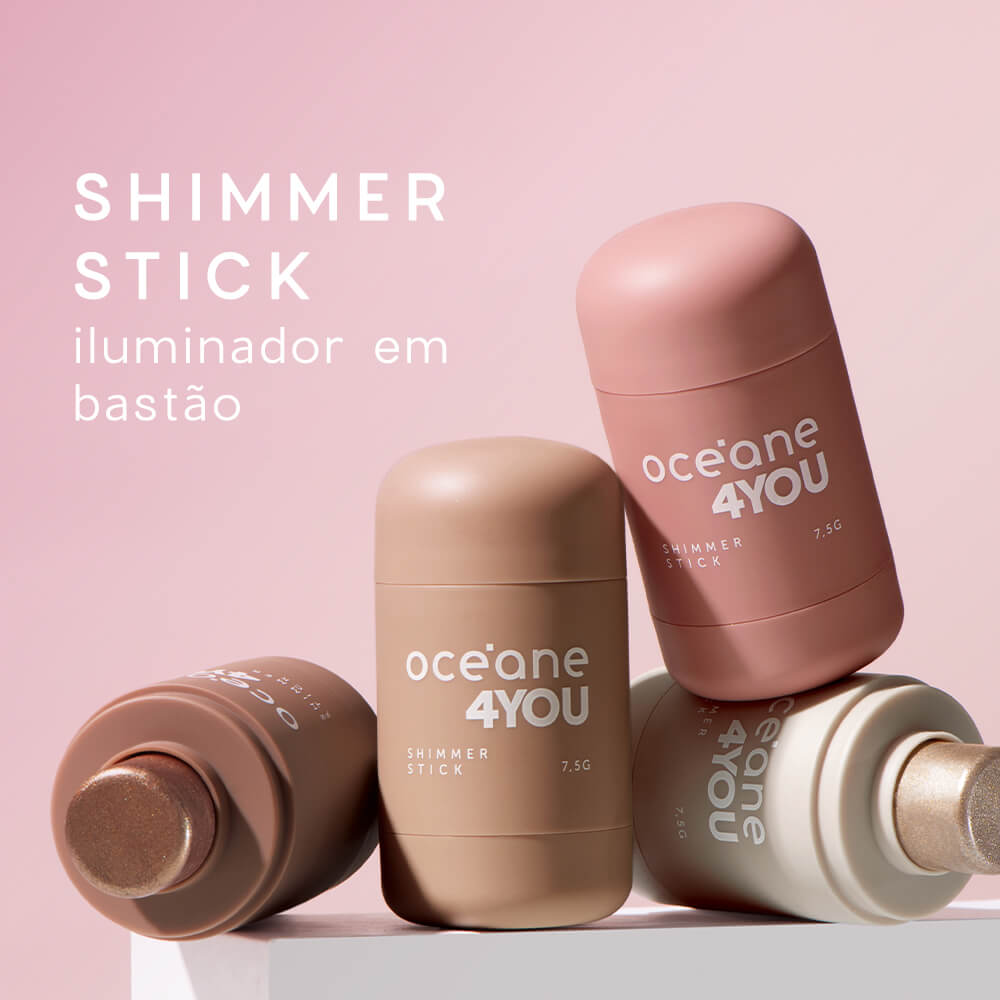 Iluminador em Bastão Perolado - Shimmer Stick Iced Pearl Oceane 4you 7,5g 3 Iluminador em Bastão Perolado - Shimmer Stick Iced Pearl Oceane 4you 7,5g