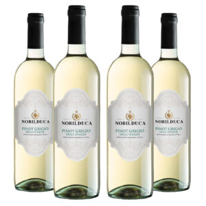 Kit 4 Vinhos Brancos Italianos Nobilduca Pinot Grigio