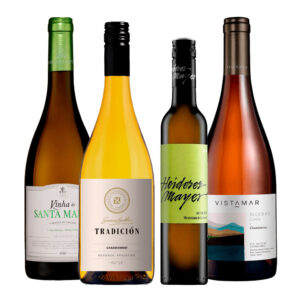 Kit 4 Vinhos Brancos Seleção Mundial