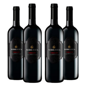 Kit 4 Vinhos Tintos Italianos Nobilduca Chianti