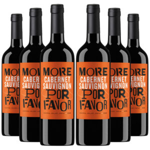 Kit 6 Vinhos Tintos Chilenos More Por Favor Cabernet Sauvignon