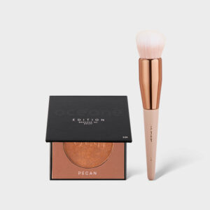 Kit Bronzer Me Pecan + Pincel de Maquiagem Smoothing Ocn21