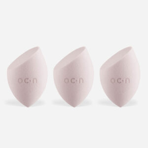 Kit Esponjas de Maquiagem Flat Blend Oceane Rosa Claro
