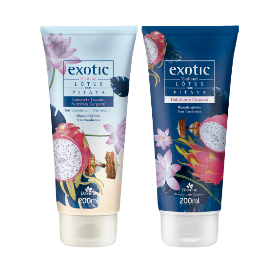 Kit Exotic Thailand Hidratante Corporal + Sabonete Líquido 200 ML 1 Kit Exotic Thailand Hidratante Corporal + Sabonete Líquido 200 ML