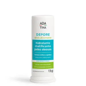 Bastão Hidratante e Ultra Matificante com Zinco PCA e Niacinamida para Pele Oleosa – Depore Stick Ultra Matte 13g