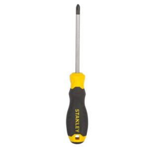 Chave de Fenda Cruzada Stanley 1/4x4 PH2 Cabo Emborrachado