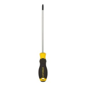 Chave de Fenda Cruzada Stanley 3/16x6 PH1 Cabo Emborrachado