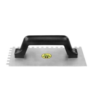 Desempenadeira Aço Tramontina Dentada Metalica com Cabo de Plástico 12x24cm