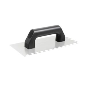 Desempenadeira de Aço Cortag Dentada com Cabo Plástico 8x8cm
