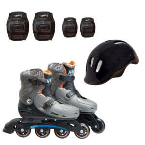 Hot Wheels Patins Ajustáveis com Acessórios 37 ao 40 - Intek