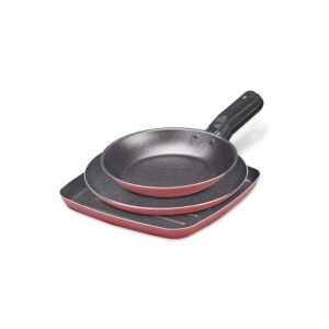 Jogo de Frigideiras Brinox Naturalle Antiaderente Ceramic Life 3 Peças Garlic