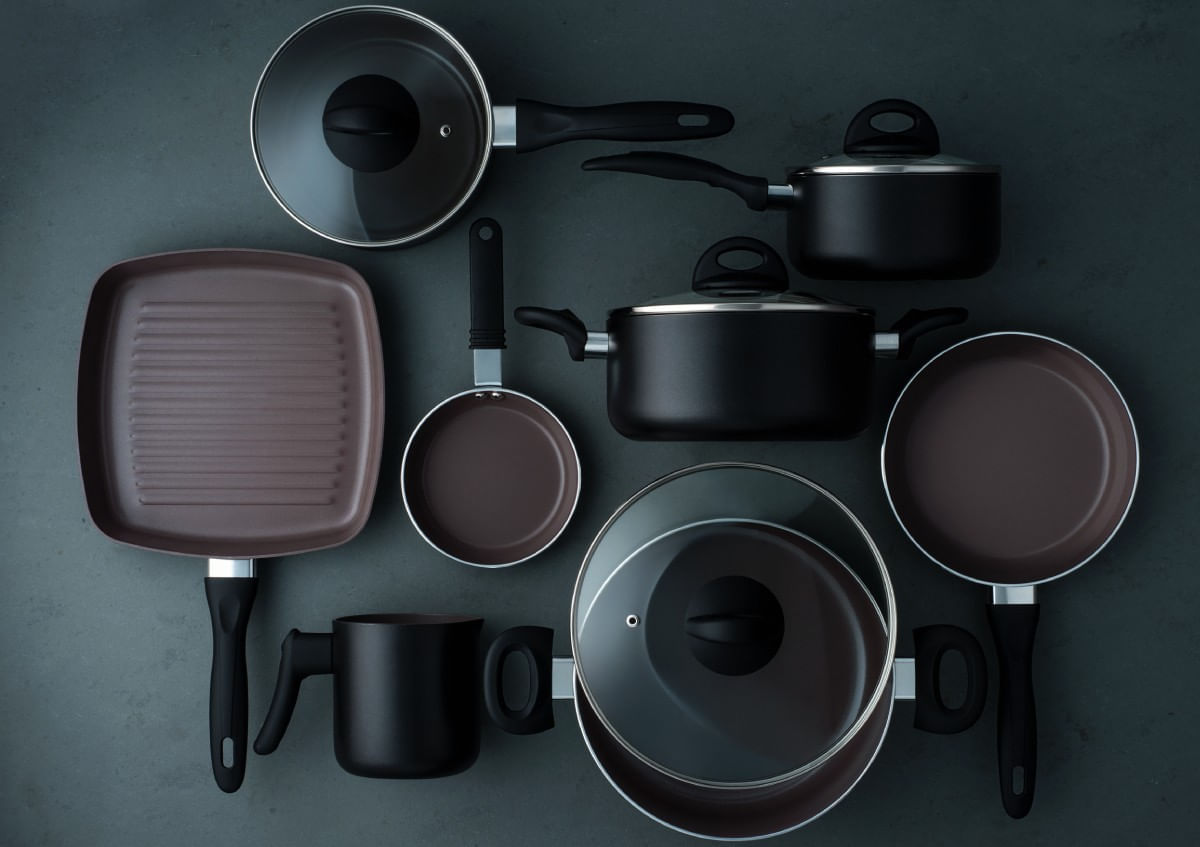 Jogo de Panelas Brinox Antiaderente Ceramic Life 8 Peças Smart Plus Preto 3 Jogo de Panelas Brinox Antiaderente Ceramic Life 8 Peças Smart Plus Preto