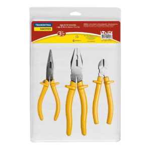 Kit de Ferramentas Tramontina com Alicate de Bico 6 Alicate Universal 8 e Alicate Corte Diagonal 6