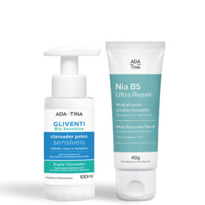 Kit Hidratante Clareador Facial e Íntimo corporal – Nia B5 Ultra Repair + Gliventi Bio Sensitive
