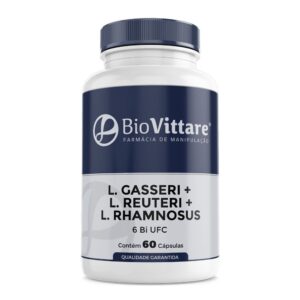 Lactobacillus Gasseri + L. Reuteri + L. Rhamnosus 60 Cápsulas