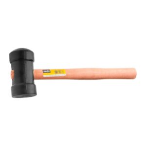Martelo de Borracha 60mm Vonder Cabo em Madeira Preto