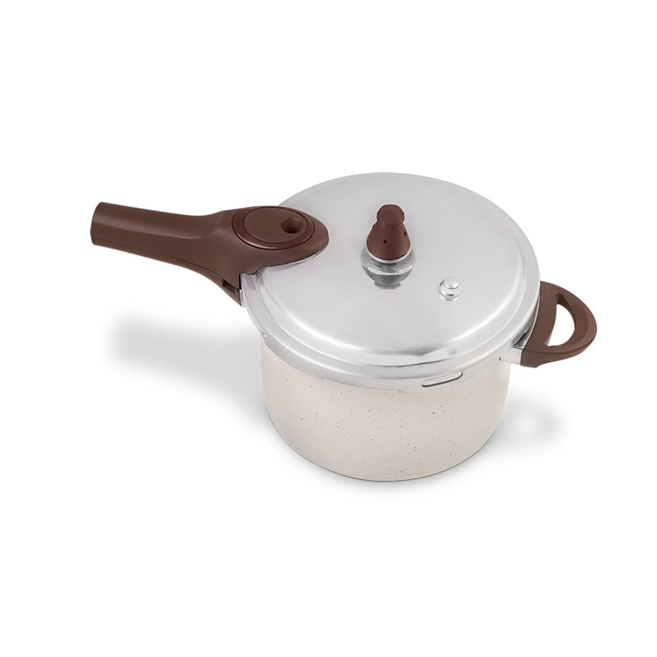 Panela de Pressão Indução Brinox Antiaderente Ceramic Life Pressure 4,2L Vanilla 3 Panela de Pressão Indução Brinox Antiaderente Ceramic Life Pressure 4,2L Vanilla