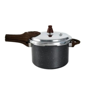 Panela de Pressão Indução Brinox Pressure Antiaderente Ceramic Life 4,2 Litros Ø20cm Granito