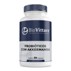 Probióticos com Akkermansia 30 Cápsulas | Suporte à Perda de Gordura