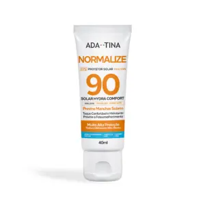 Protetor Solar Facial 12HS Melasma Defense UVA-1 Ultra Longo – Normalize Solar Hydra Comfort FPS 90 40ml
