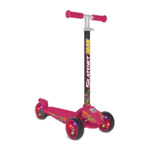 Skatenet Max Pink LED Ajustável - Bandeirante