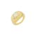 Anel de Dedinho Helo Zircônia Folheado a Ouro 18k