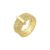 Anel Triplo Alice Zircônias Folheado a Ouro 18k