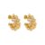 Brinco Argola Ari Esferas e Pérolas Folheado a Ouro 18k
