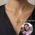 Colar Personalizado com Nome e Foto Banhado a Ouro 18k Mod. Retangular