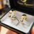 Oferta Par Alianças de Moedas Antigas 6mm Italiana + Anel Laurel