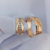 Par de alianças 8mm Abaulada com zircônias (Mod. PD15)