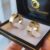 Par de alianças 8mm com zircônias Modelo Clover